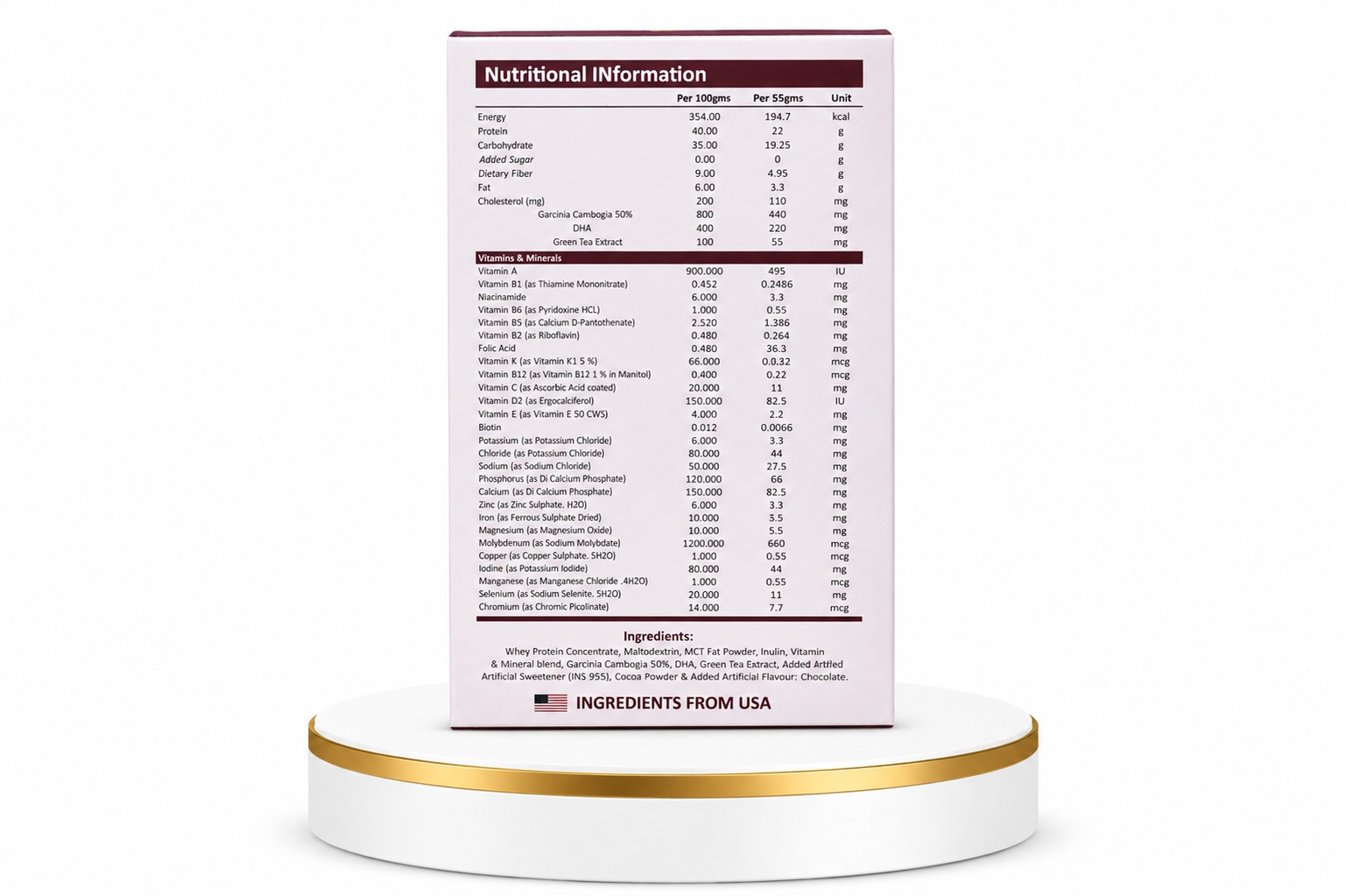 Nutraloid Slim Weight Loss Protein Powder (Chocolate) – Achieve Your Weight Management Goals Deliciously - Image 3