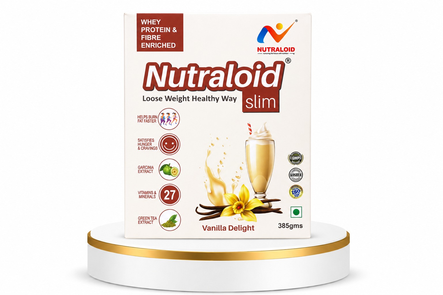 Nutraloid Slim Weight Loss Protein Powder (Vanilla Delight)